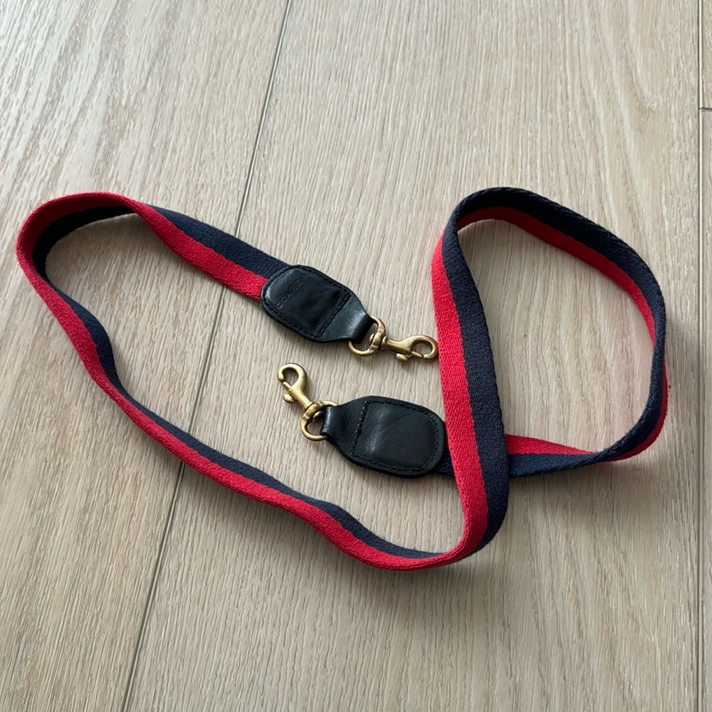 Clare V Red and Black Strap